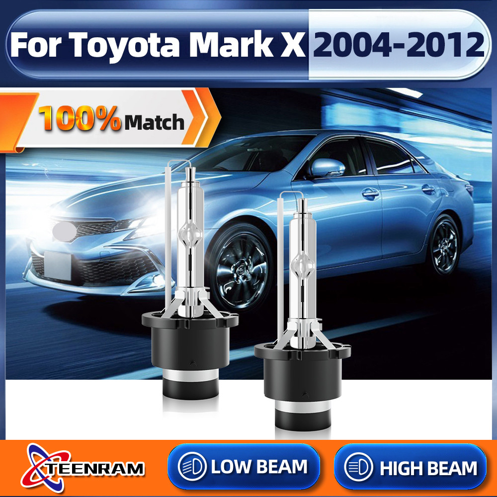 35W D4S HID Xenon Headlight Bulb 6000K White Car Light 12V 20000LM For Toyota Mark X 2004-2006 2007 