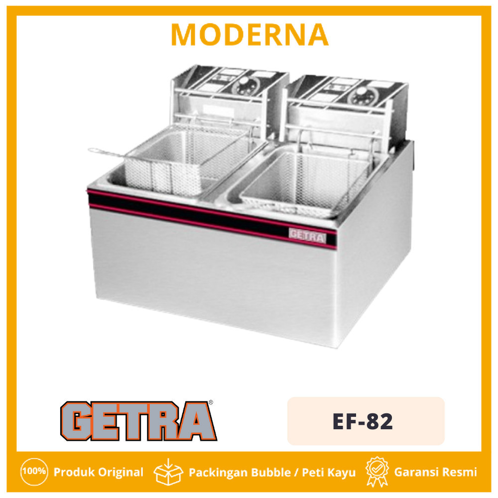 Deep Fryer Listrik GETRA EF-82 Penggorengan Listrik 2 Tank Original