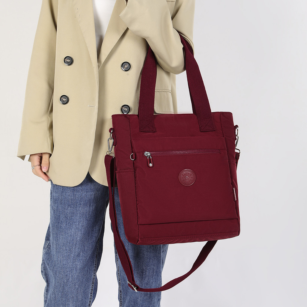 DEOBAGS PIOMA LONELY  TOTE BAG ANTI AIR WANITA  /TAS 2IN1 NYLON SELEMPANG DAN DI TENTENG  / TAS KULI