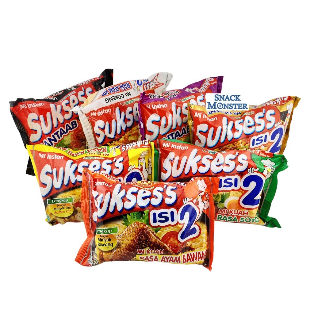 

Mie Suksess Mi Instan isi 2 Goreng dan Kuah