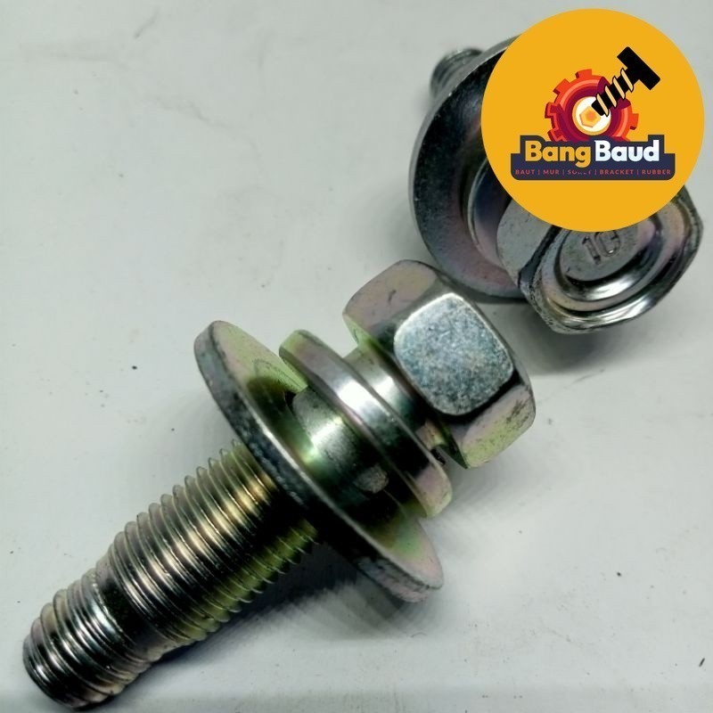 baut  m12 original baut asli Dobel ring panjang 3cm baut 17 m12x30 Baut jok canter