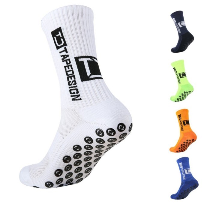 CIVETO KK260 Kaos Kaki Futsal Bola Sebetis Anti Slip Grip Tdesign Sports Men Socks