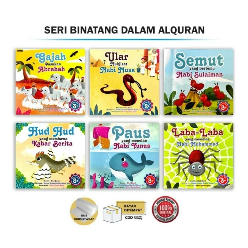 

Buku Cerita Anak Seri Binatang Islami Dalam Al Quran - Lingkar Media