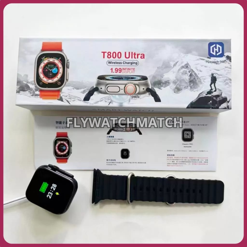 (BISA COD) ORIGINAL SMARTWATCH SERIES 8 ULTRA T800 FW