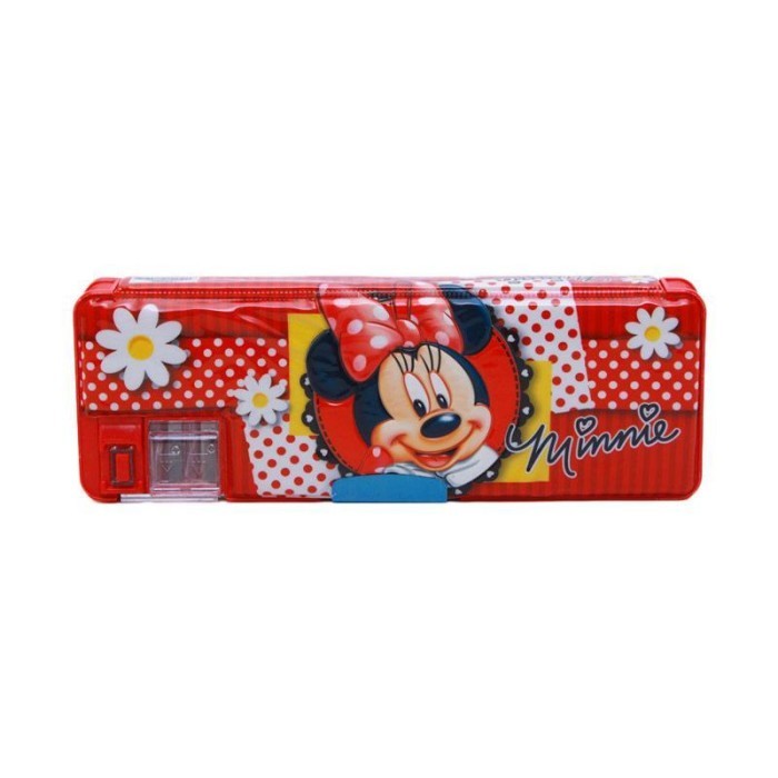 

[BEST] DEFECT / Adinata 1201-6301 Minnie Red Vinyl Pen Case - Merah