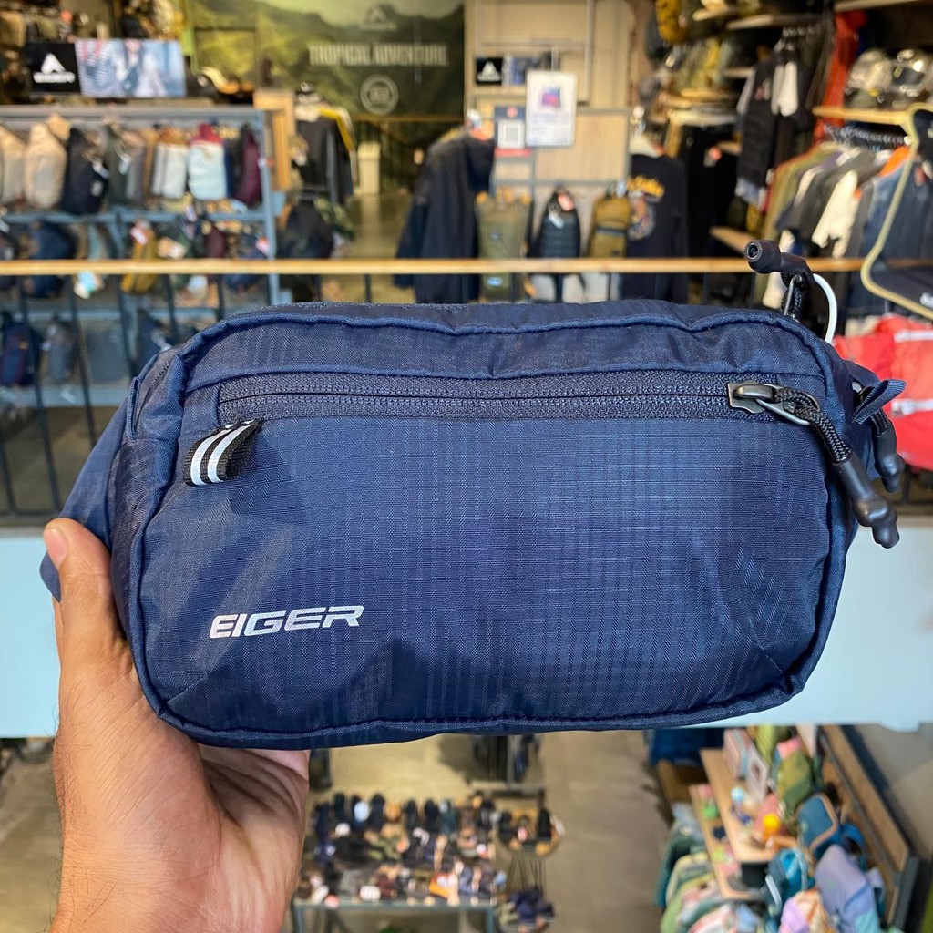 EIGER TAS PINGGANG PRIA IRIDIUM 2L FOLDABLE WB - NAVY