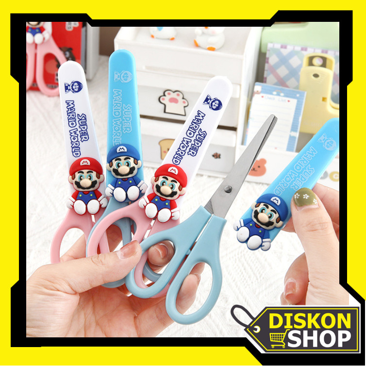

Diskon Shop - S6418 Gunting Portabel Karakter Lucu / Scissors Kecil Anak / Alat Tulis DIY Anak Sekolah