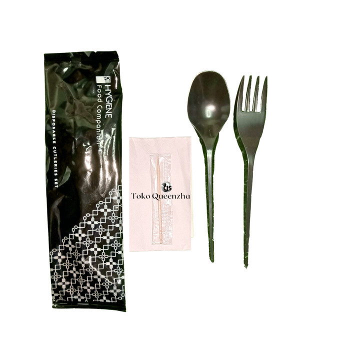 Paket Sendok Garpu Tisue Tusuk Gigi (25 Pcs)