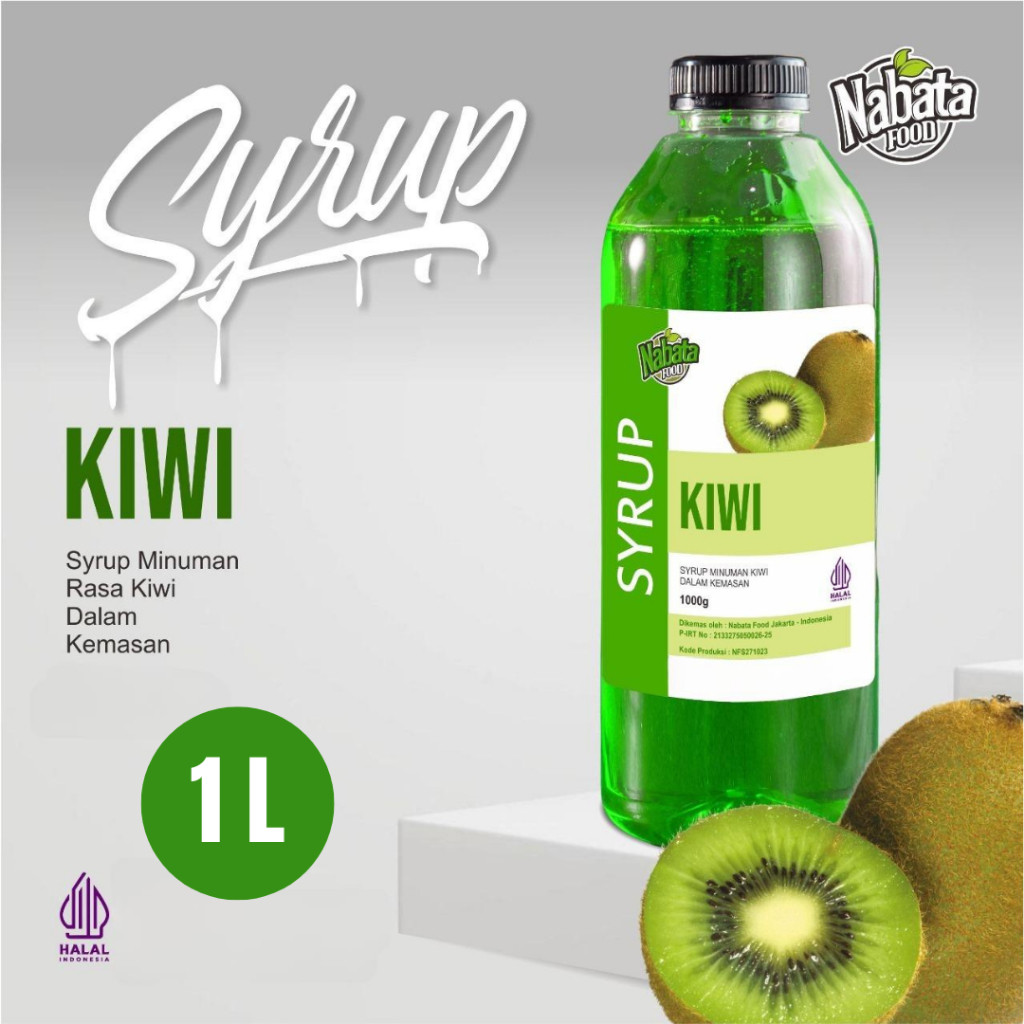 

Promo Murah Sirup Kiwi 1 liter Nabata Food Syrup 1000ml