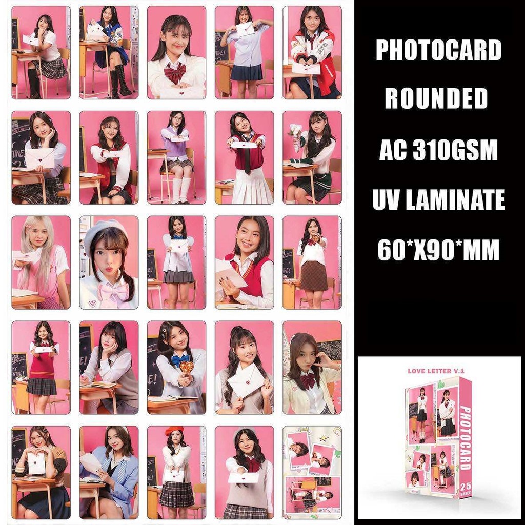 KOLEKSI FOTO CARD PHOTOCARD JKT48 FREE BIES BANYAK FREYA ADEL CHIKA FIONY ASHEL CHRISTY LOVE LETTE 2