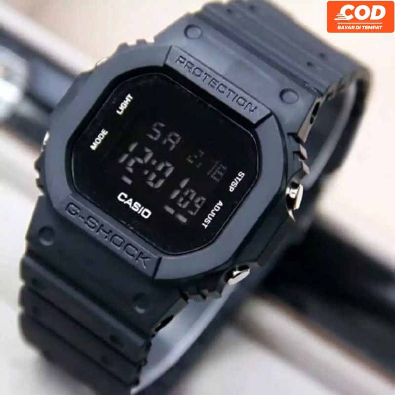 JAM TANGAN PRIA GSHOCK CASIO JAM PRIA/WANITA FULLBLACK ANTI AIR