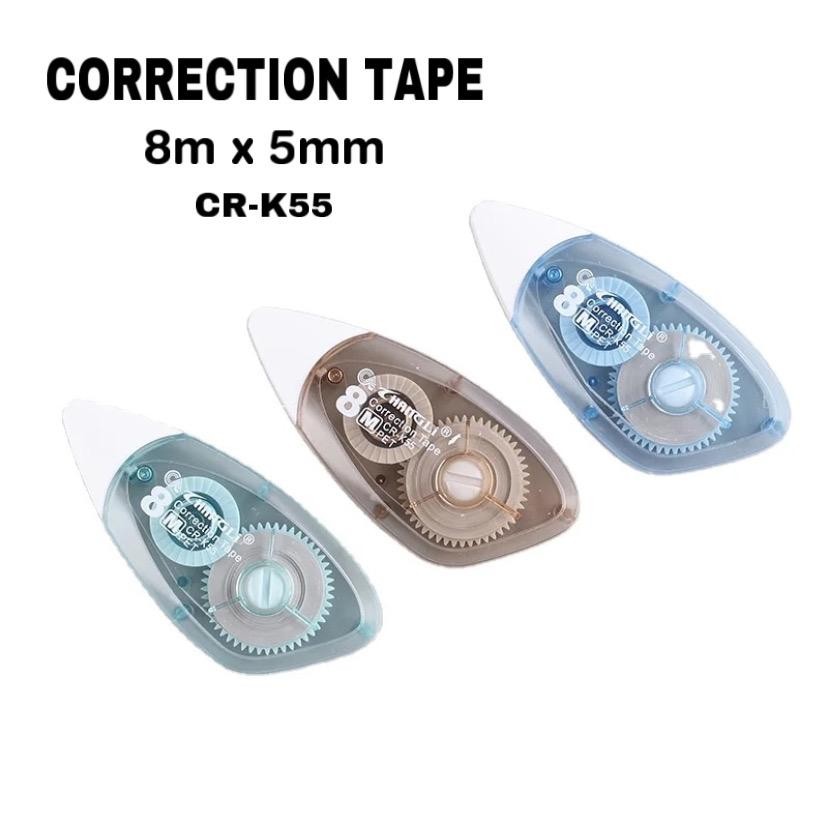 

HD Correction Tape 8m x 5mm/Tipex Roll Pita Koreksi