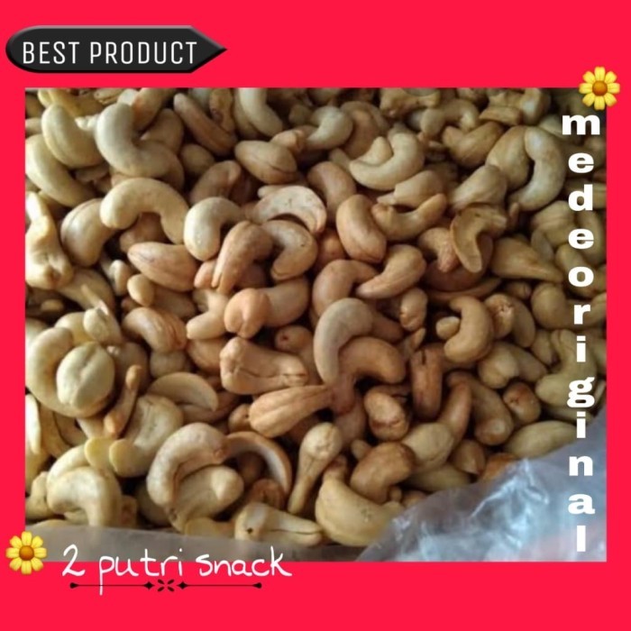 

[Best Seller] Kacang mete original super kuality 500gr