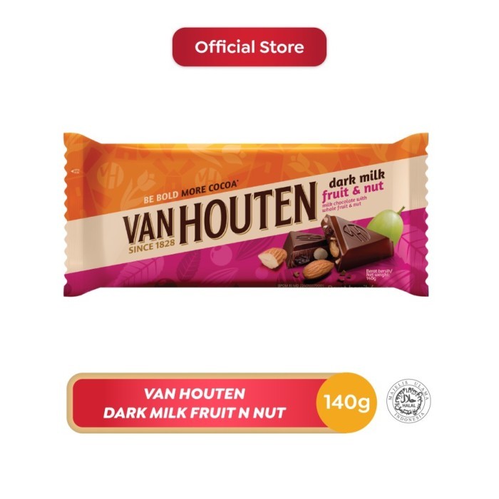 

Van Houten Dark Milk Fruit Nut 140 g
