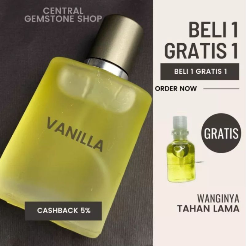 TRENDING BELI 1 DAPAT 2 PARFUM VANILLA | Long Lasting Parfum wanita tahan lama 24 jam - Parfum cewek Terlaris - Parfum Viral - 35ml Eau De Parfume
