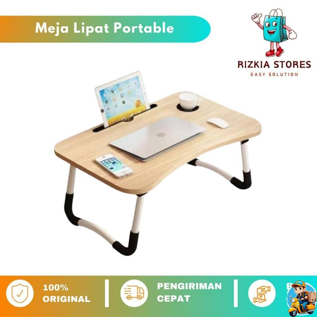 Meja Laptop Lipat Portable Meja Belajar Anak JUMBO- MEJA BELAJAR LIPAT