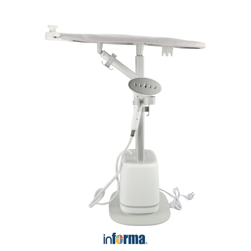 Informa Kels Delvin Setrika Uap Industrial Dengan Stand - Putih Steamer Steam Iron Elektronik Rumah 
