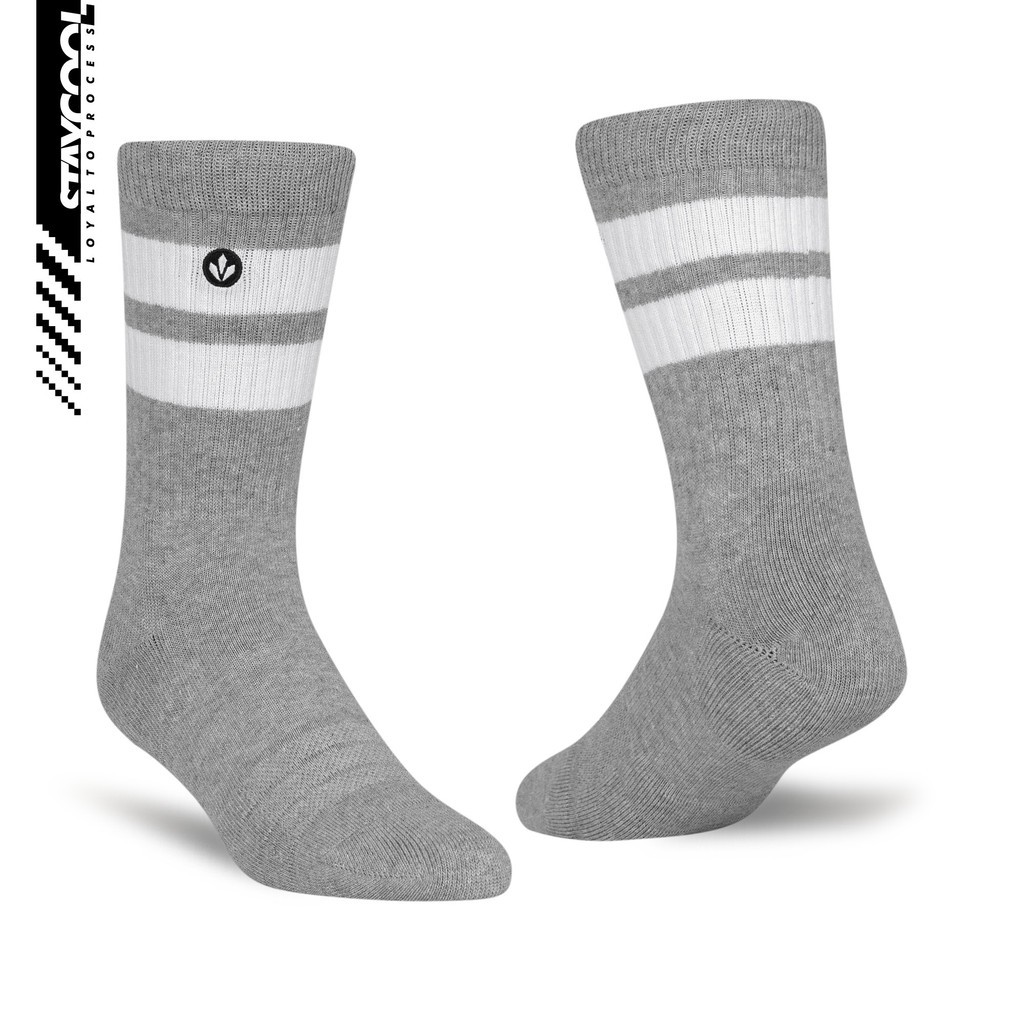 STAYCOOL SOCKS KAOS KAKI FASHION BASIC - CLASSIC WOLF GREY