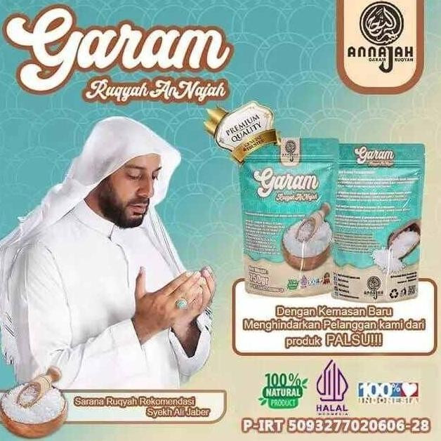 

Garam Ruqyah An Najah Penguris jin Melancarkan Rezeki dan Usaha 100% ORIGINAL