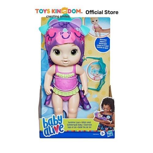 Toys Kingdom Mainan Anak  Baby Alive Boneka Bayi Sunshine Love Blonde F2568