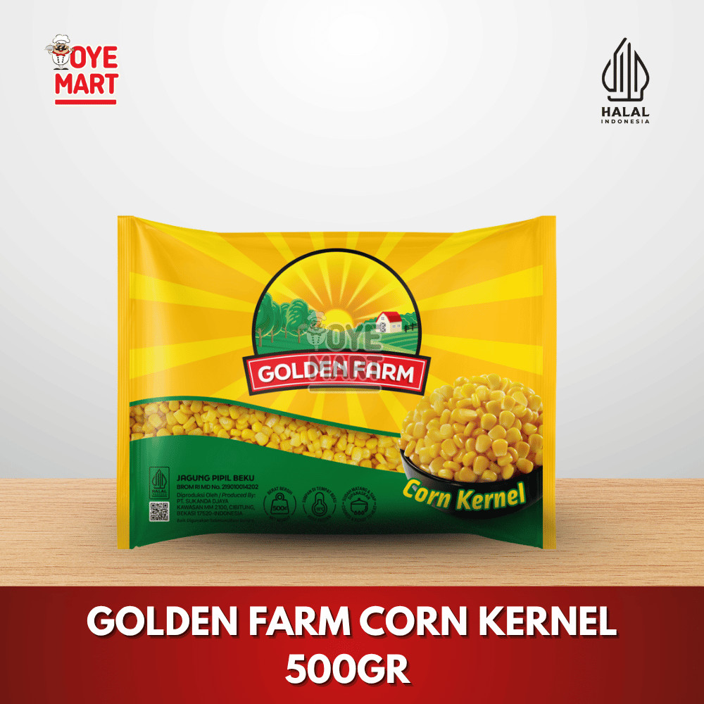 

GOLDEN FARM CORN CORN KERNEL 500GR/JAGUNG MANIS FROZEN