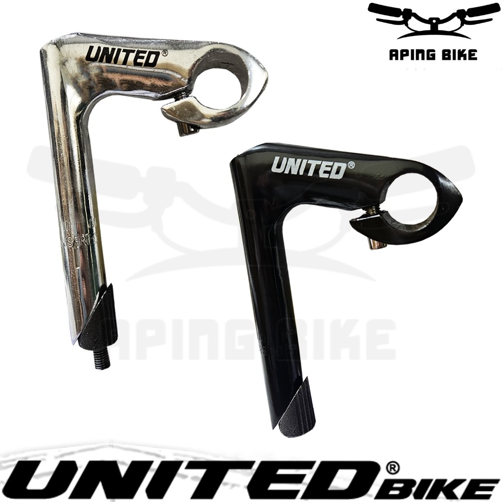 Stem Balap United ST-2003 ALLOY 22.2 mm Tiang Stang Sepeda Fixie Vintage Mini Balap