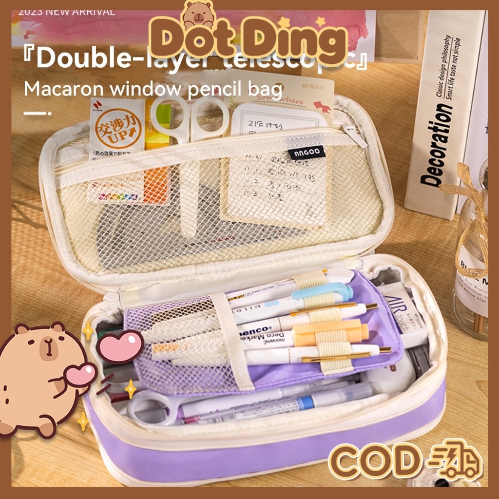 

[DOTDING] Tempat Pensil Jumbo Portable Kotak Pensil Alat Tulis Multifungsi Untuk Sekolah & Kantor K026