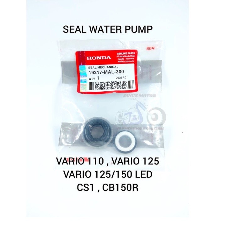 Seal water pum radiator KVB Vario  VARIO , 125 , VARIO 125 LED 150 LED pump