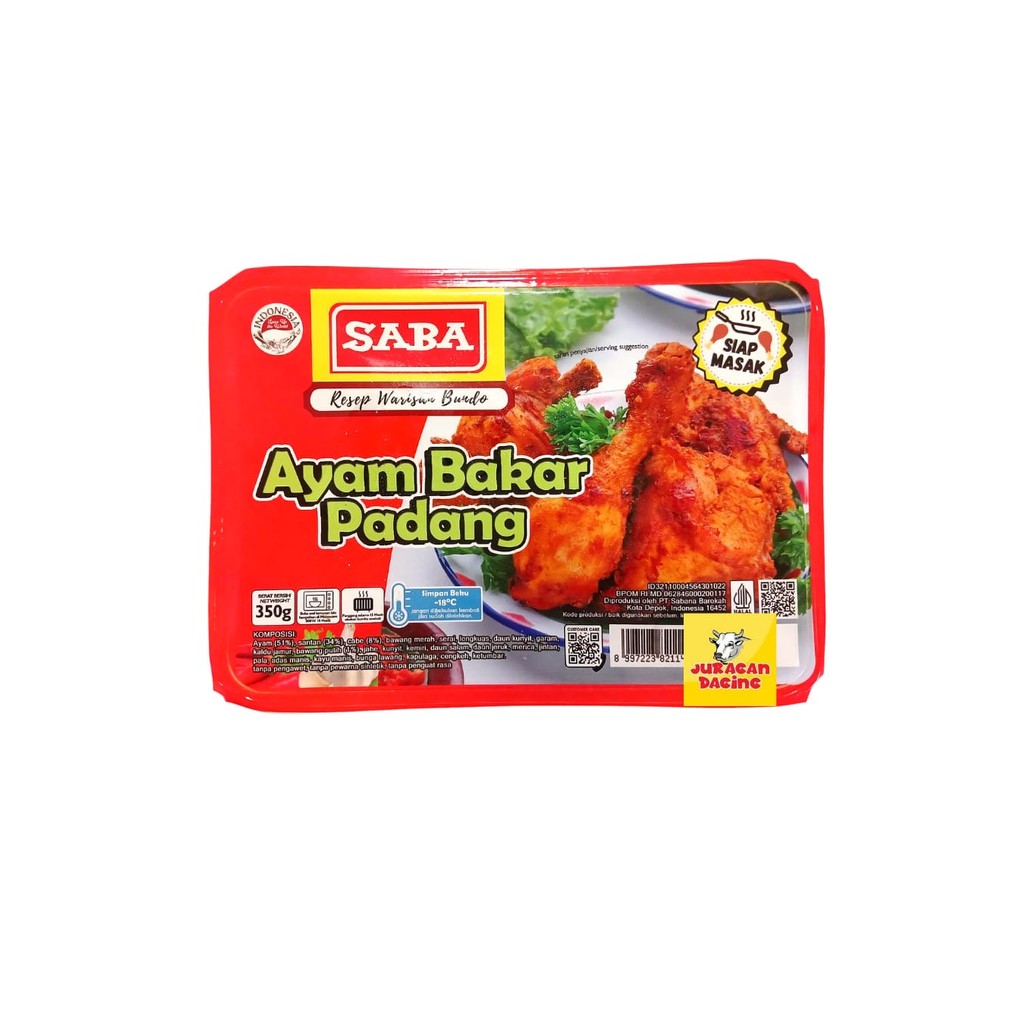 

Saba Ayam Bakar Padang 350gr