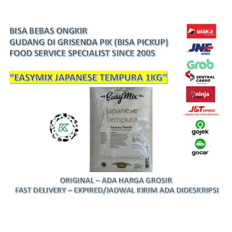 

Easy Mix Japanese Tempura Tepung Tempurako 1kg