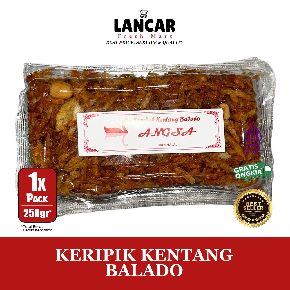 

KERIPIK KENTANG BALADO CAP ANGSA / SAMBAL KENTANG BALADO