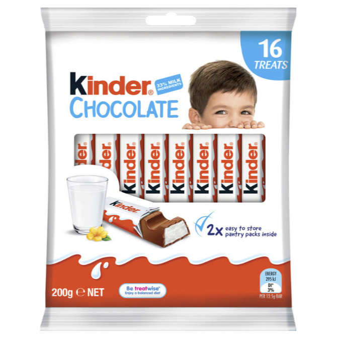 

Kinder Chocolate 16 Treat Share Bag | 200g