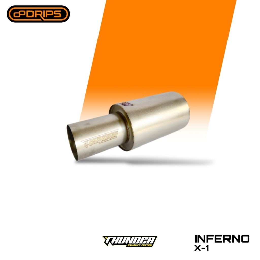 KENALPOT MOBIL THUNDER EXHAUST SYSTEM INFERNO X-1 SSS