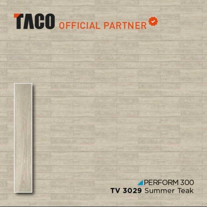 TACO LANTAI VINYL TEBAL 3MM WOOD SERIES MOTIF KAYU - TV 3029