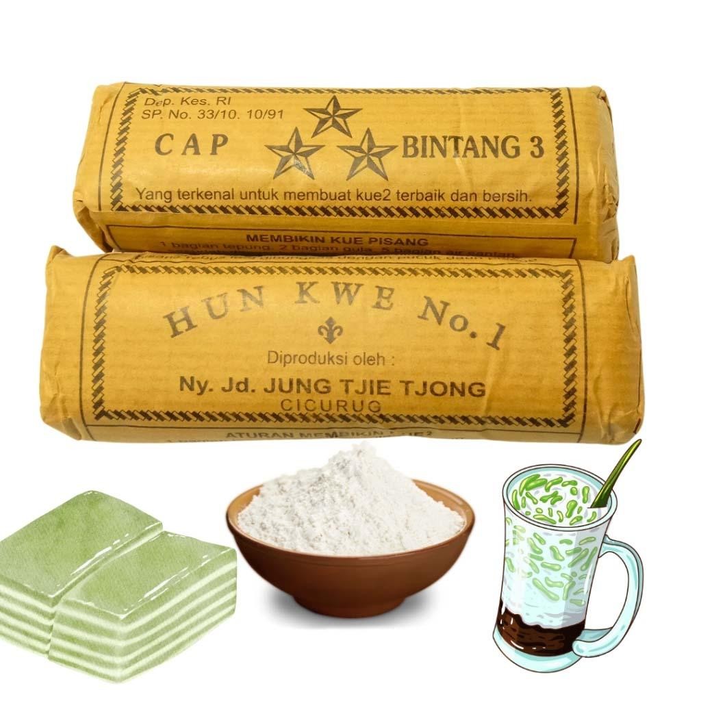 

Tepung Hun Kwe Cap Tiga Bintang Asli 2 Pcs
