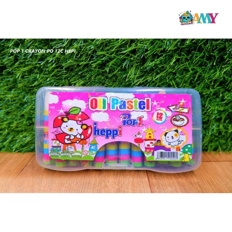 

POP 1 CRAYON PO 12C HEPI AMY STASIONARY