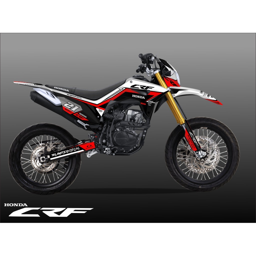 

Decal Sticker CRF 150L Fullbody-Dekal Stiker CRF 150L Minimalis kode CR 014