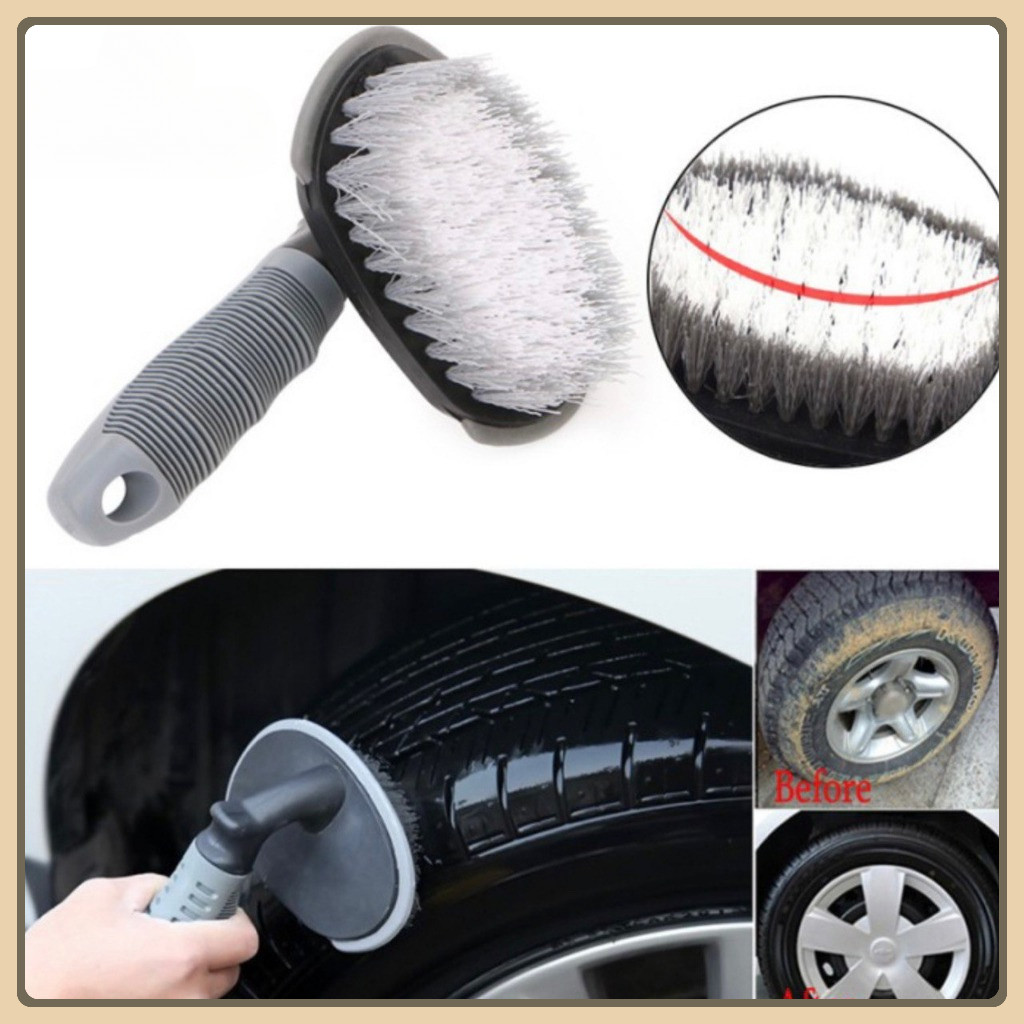Car Tire Brush Sikat Ban Mobil Pembersih Roda Mobil Motor Premium Original Menyikat Velg Pelek T Sha