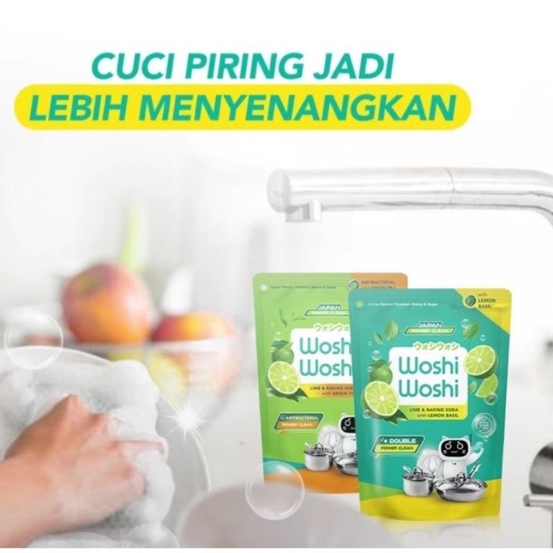 Cairan Sabun Pencuci Piring WOSHI WOSHI 75ml