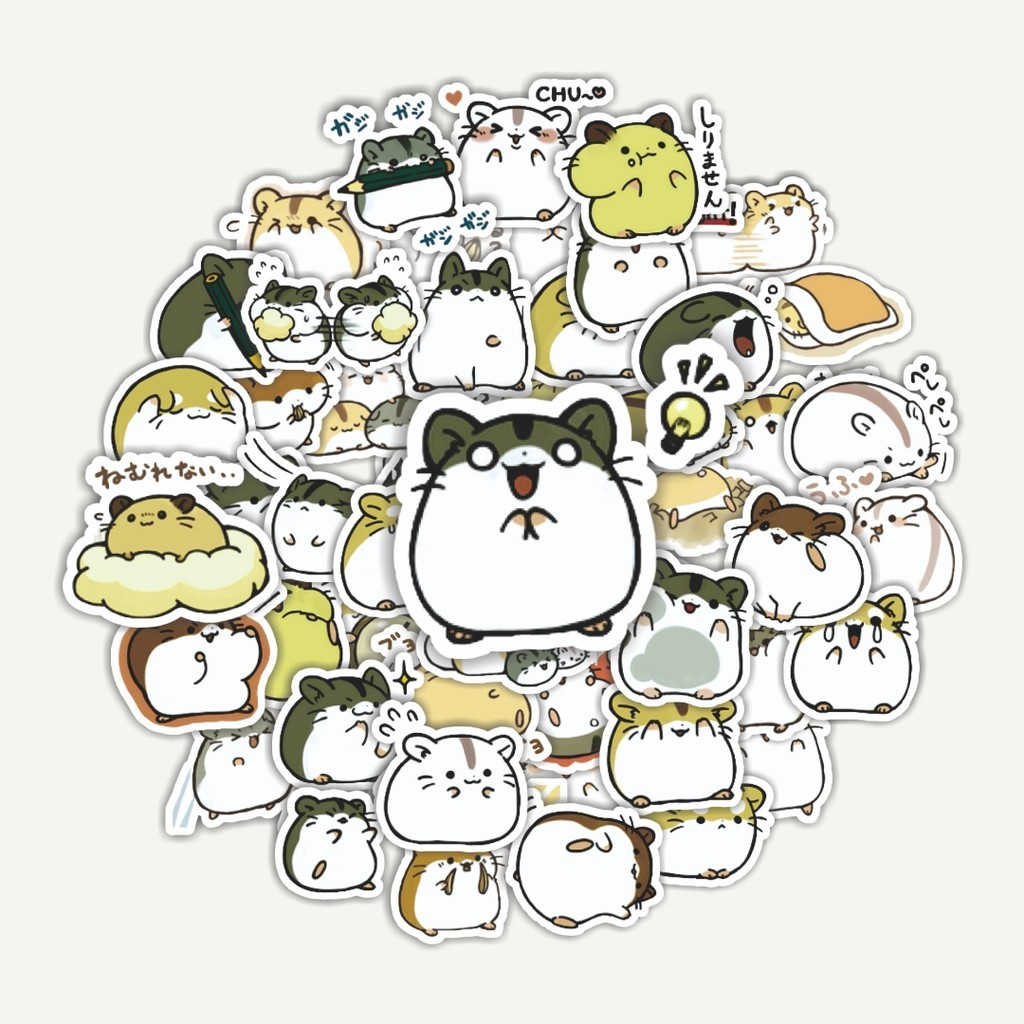 

Sticker Pack Stiker Hewan Hamster v2 | Sticker TUMBLR | Stiker LAPTOP KOPER HELM