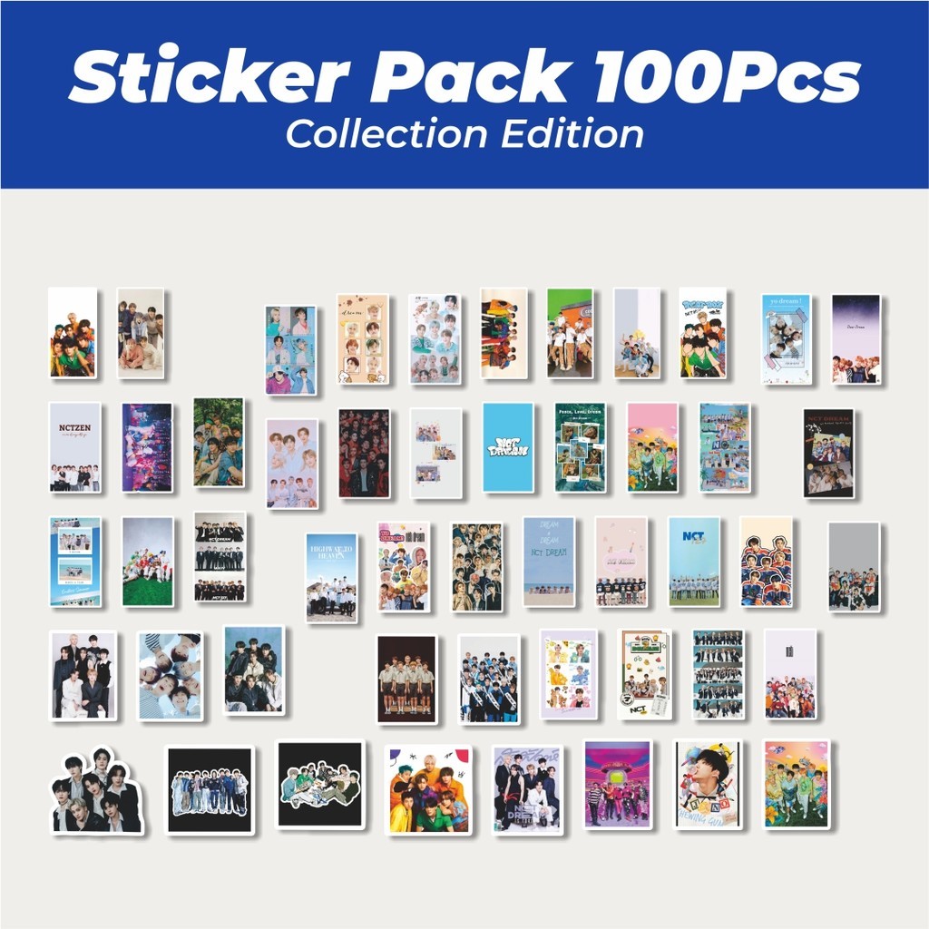 

Hot Stiker Poster NCT Dream Lucu Anti Air Stikers Berperekat Waterproof Sticker Decal Buat Motor Helm Buku Journal Koper Casing HP Laptop Botol Minum