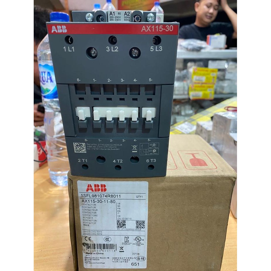 KONTAKTOR ABB AX115-30-11-80 220-240VAC