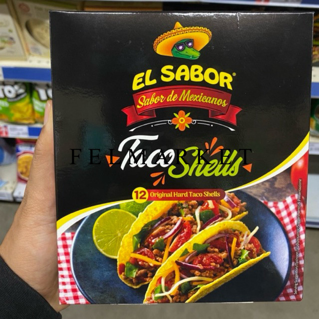 

El Sabor Taco Shells Original 12’ / Pack
