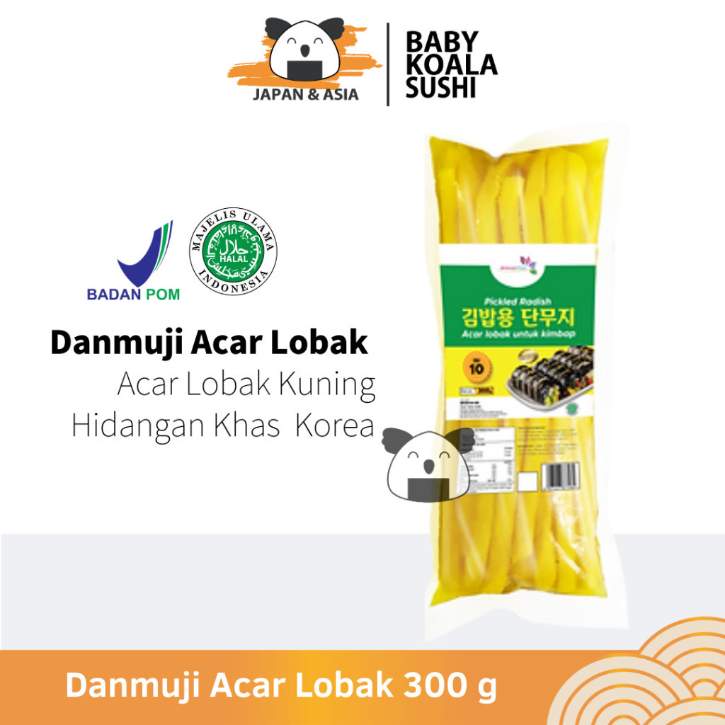 

DANMUJI Stick Acar Lobak Korea 300 g | Untuk Kimbab