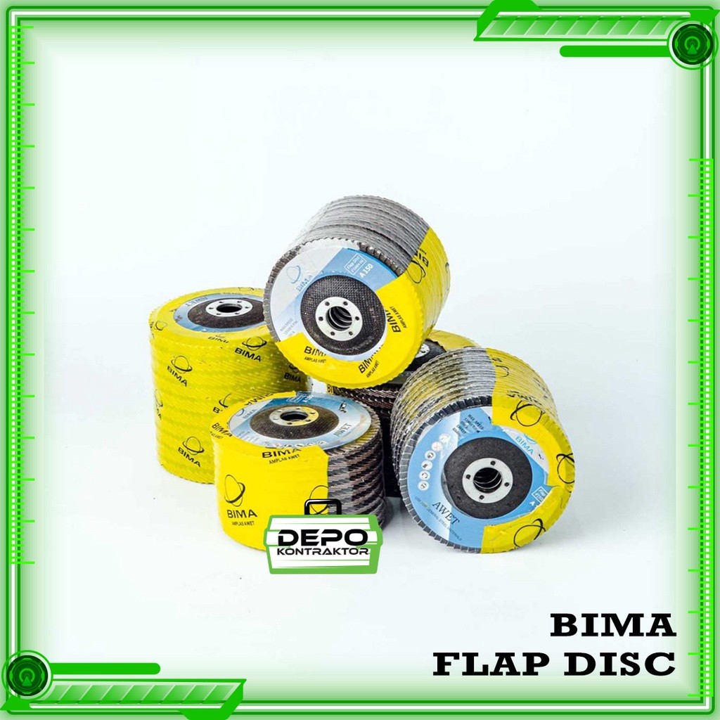 Amplas Susun 4 Inch BIMA Flap Disc Taiyo