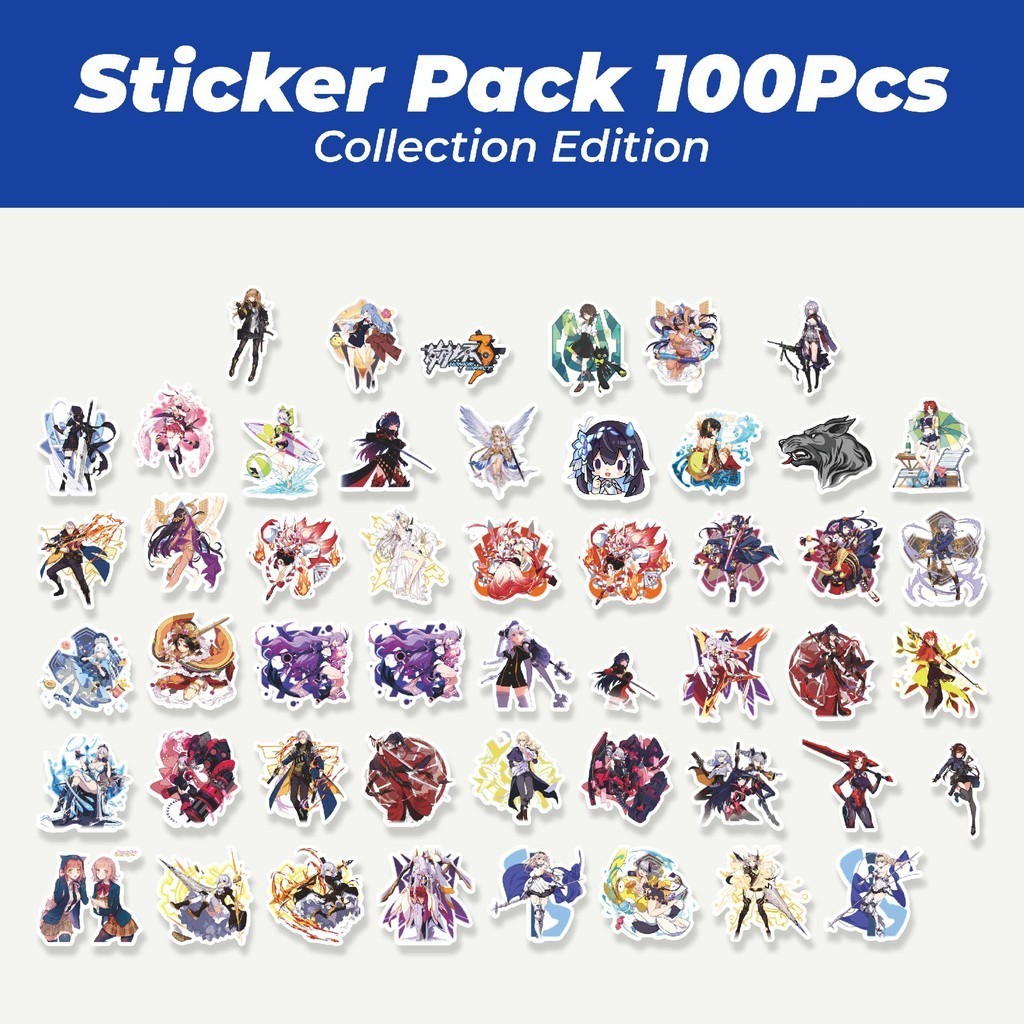 

Hot Stiker Anime Honkai Impact Lucu Anti Air Stikers Berperekat Waterproof Sticker Decal Buat Motor Helm Buku Journal Koper Casing HP Laptop Botol Minum