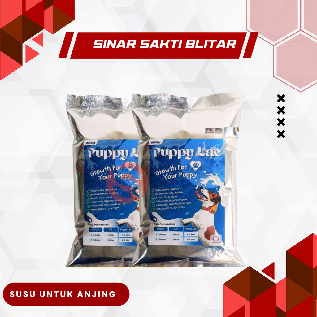 SUSU ANJING PUPPY LAC 1 KG - Puppylac Susu Anjing Berkualitas