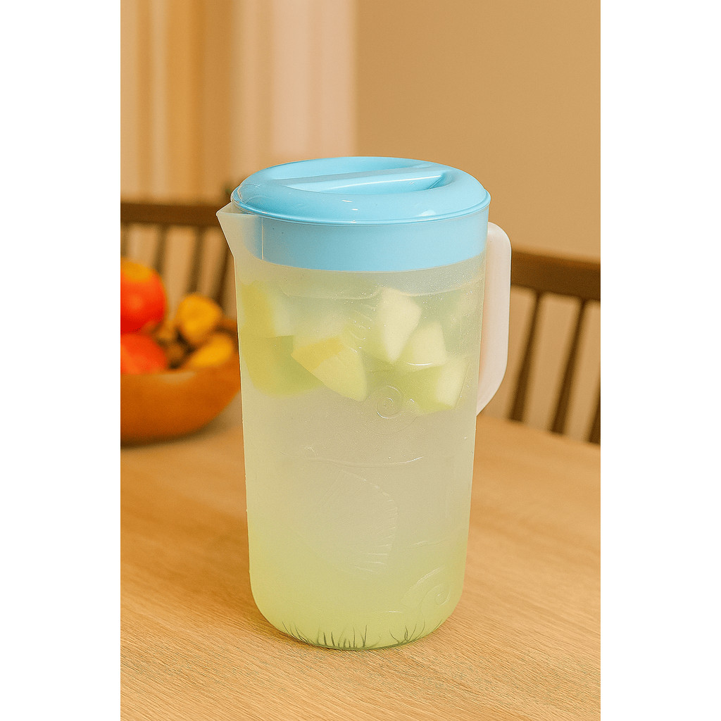 

ARS Teko Air Minum Bahan Plastik Tahan Panas Kapasitas 2,5 Liter Varian Warna Pink Biru Orange Hijau Ungu