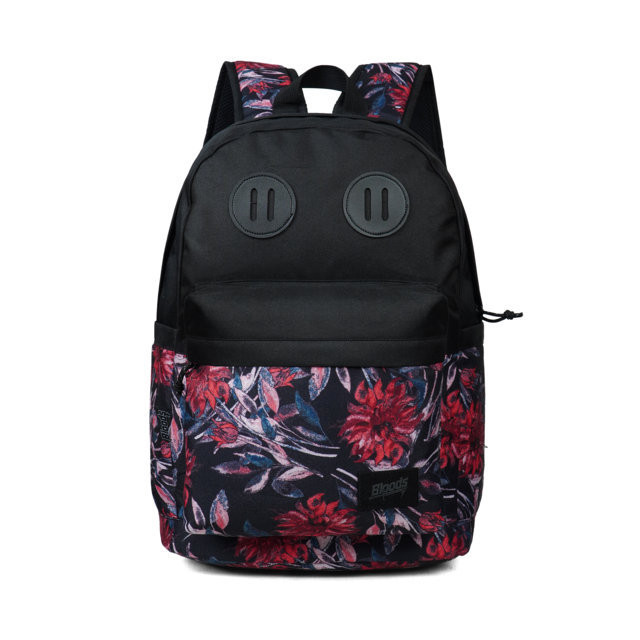 TAS PUNGGUNG BACKPACK RANSEL CASUAL SIMPLE PRIA WANITA HITAM ORIGINAL BLOODS INDUSTRIES | VINETTA