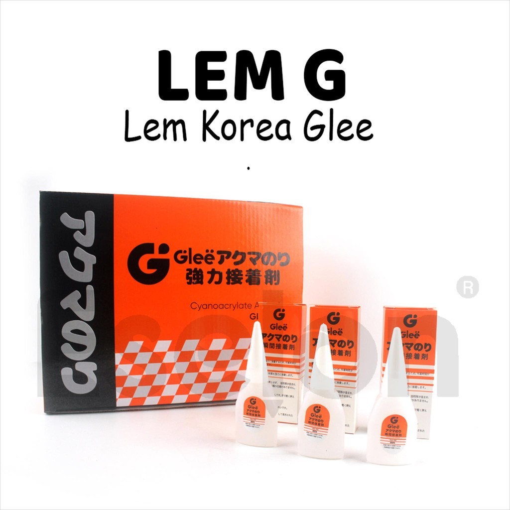 

PROMO TERMURAH 1 buah Lem G Korea Kualitas Super / Lem Perekat Cair G lee TERBARU